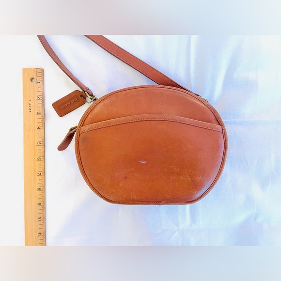 Vintage Coach Cognac Leather Canteen Bag - Picture 9 of 13